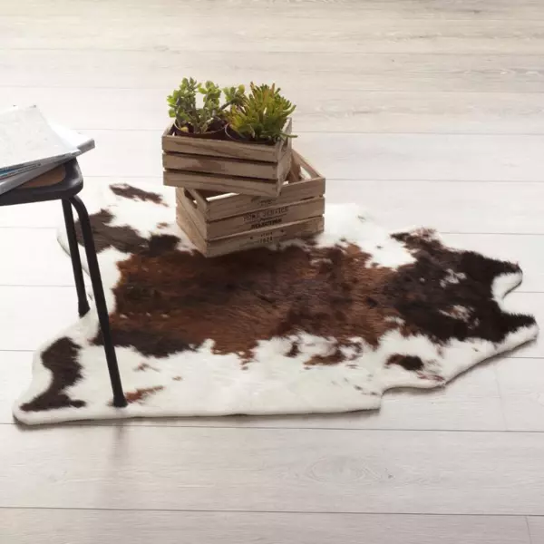 Tappeto (100 cm) Vache Marrone