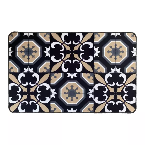 Tapis d'entr�e antid�rapant (50 x 80 cm) Carmen Noir