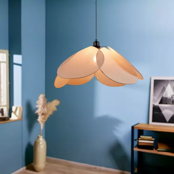 H�ngeleuchte P�tale Helles beige
