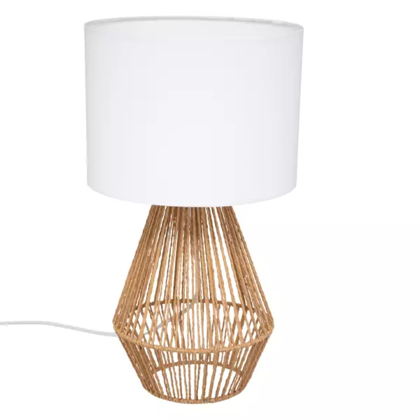Tafellamp touw (H40 cm) Lila Naturel