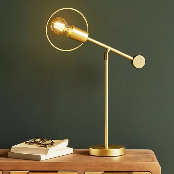 Lampada da tavolo metallo (H47 cm) Meteore Oro