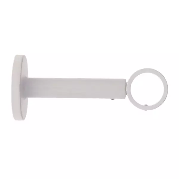 Udtr�kkelig gardinstangsholder (L115 - L155 / D28) Lino Mat Hvid