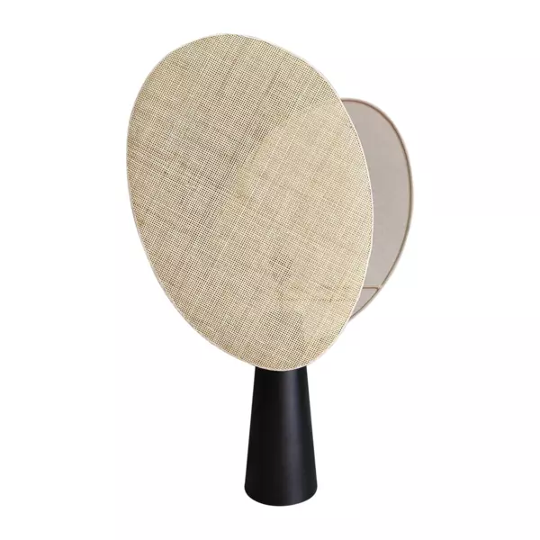 Lampe � poser en rotin (H103 cm) Almeria Beige