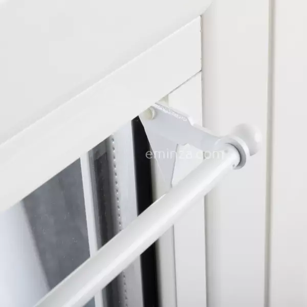 Verlengbare gordijnroede Fix'vit (50 � 80 cm) Wit
