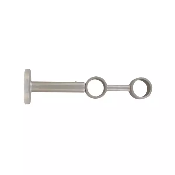 Ausziehbare doppelte Stangenhalterung (L190- L230 / D28 mm) Lino mattes Silber