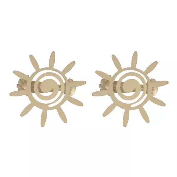 Lote de 2 pinzas Al elios Oro