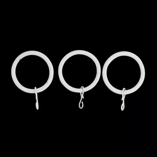 8er Set Vorhang�sen (D20 mm) Jim mattes Wei�