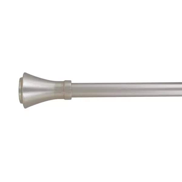 Verlengbare Gordijnroede Kit (L120 - L210 cm/ D19 mm) Brasserie Silver