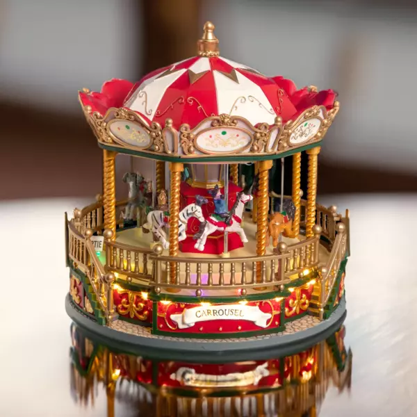 Lysende og musikalsk karussel Nicolas