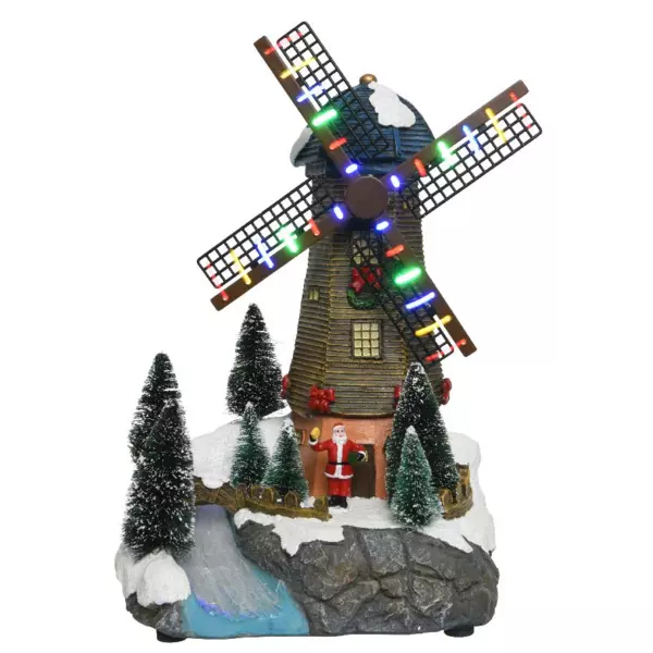 Molino de viento iluminado � piles Raoul a pilas