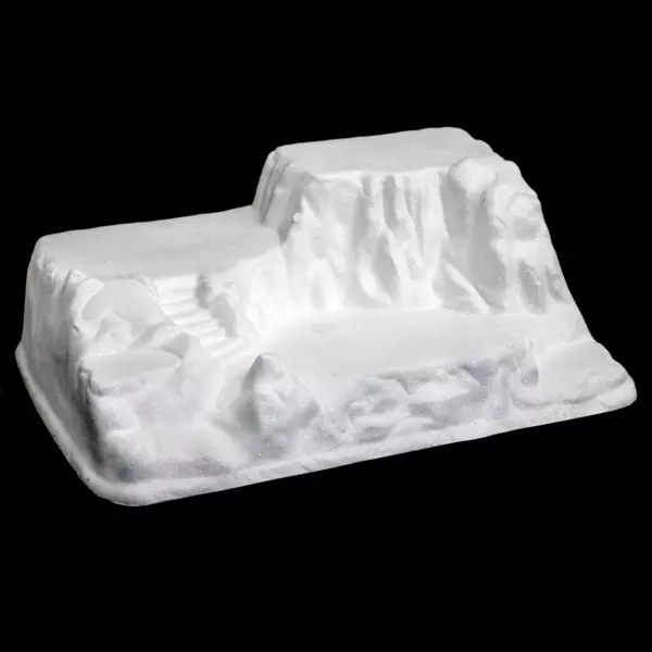 Weihnachtsdorf Untersatz Berg & Treppe