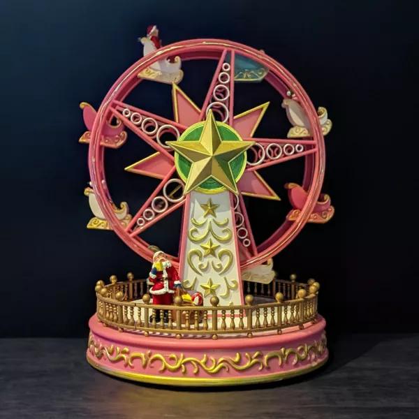 Animiertes Riesenrad mit Beleuchtung & Musik Feerie batteriebetrieben