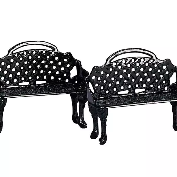 Accessoire Lemax Lot de 2 bancs de patio