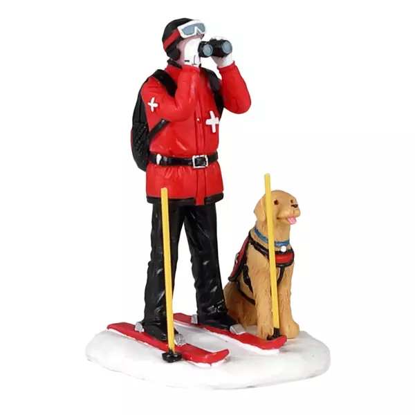 Figur Lemax Lebensretter mit Hund