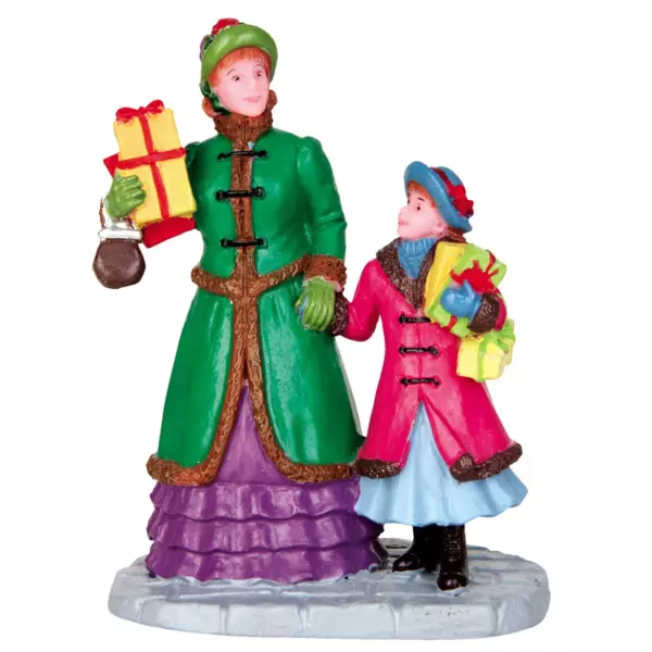 Figur Lemax Weihnachtsshopping 1