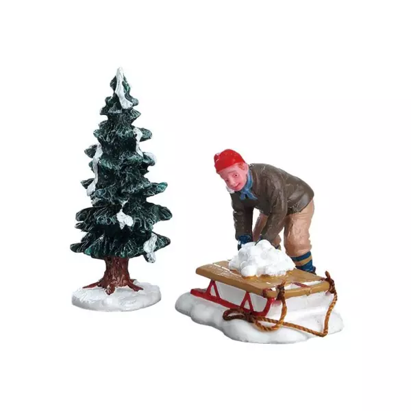 Personaje Lemax  Guerra de nieve 