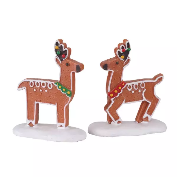 Tier Lemax Lebkuchen Hirsche