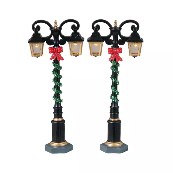 Accessori Lemax Set di 2 lampioni 