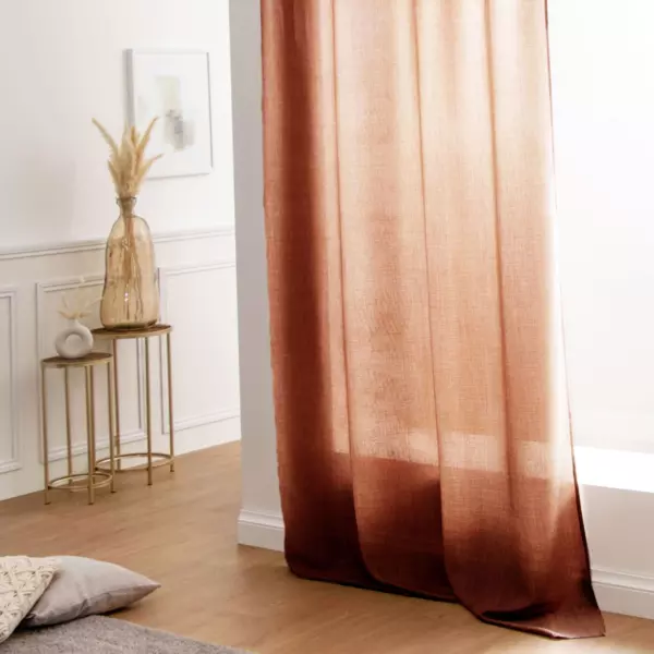 Overgordijn (140 x 260 cm) Bea Terracotta