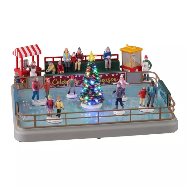 Villagio di Natale Lemax luce, musica e movimento Patinoire ext�rieure