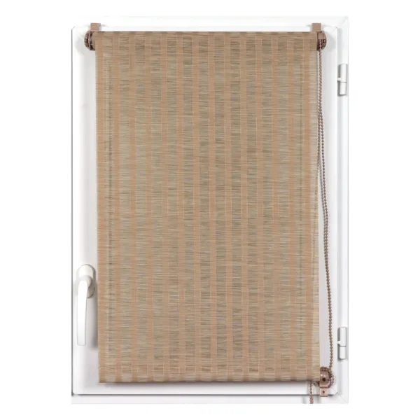 Rullegardin i afdæmpende stil (45 x 180 cm) Stribet Beige