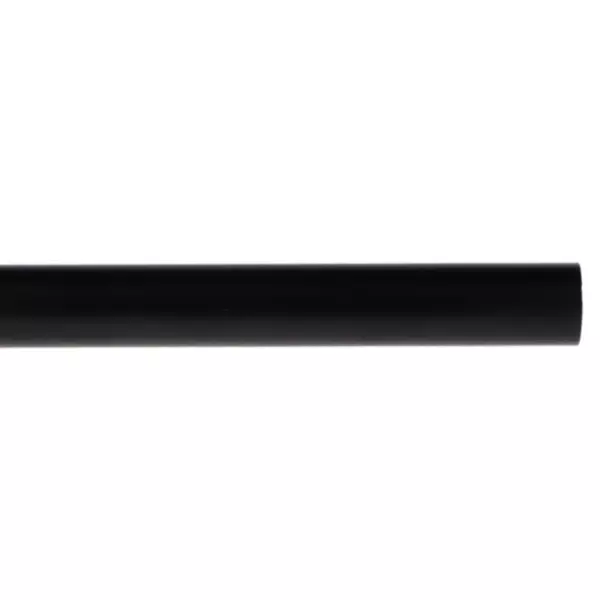 Barra de cortina metal extensible (L185 - 350 cm / D28 mm) Lino Negro mate