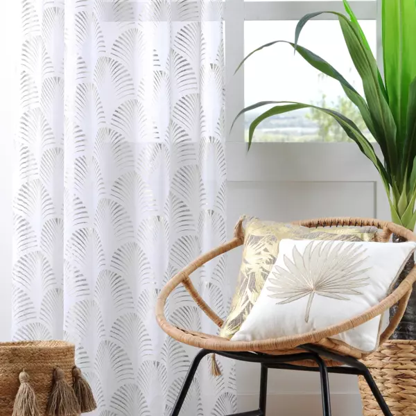 Tenda trasparente (140 x 260 cm) Maldives Argento