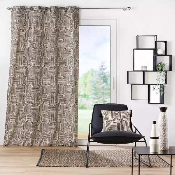 Vorhang (140 x 240 cm) Pandore Schwarz