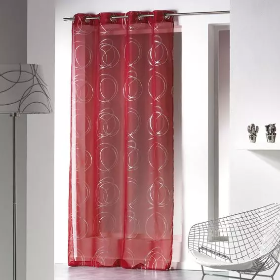 Voilage �illets (140 x 240 cm) Bully Rouge