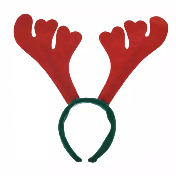 Cerchietto Renna Rosso rosso e verde