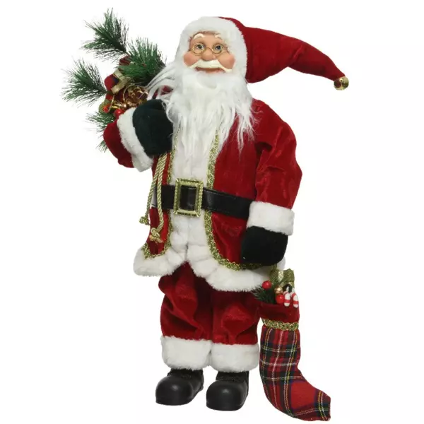 Kerstman Santa H60 cm