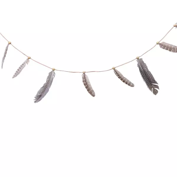 Guirnalda Plumas Marr�n