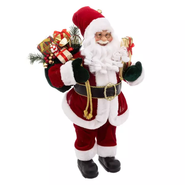 Babbo Natale tradizionale (61 cm) Velluto