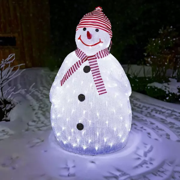 LED Schneemann Topek Kaltwei� 160 LEDs