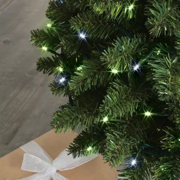 Ghirlanda luminosa Bicolore Flashing light Lung. 8 m Verde e bianco freddo 128 LED