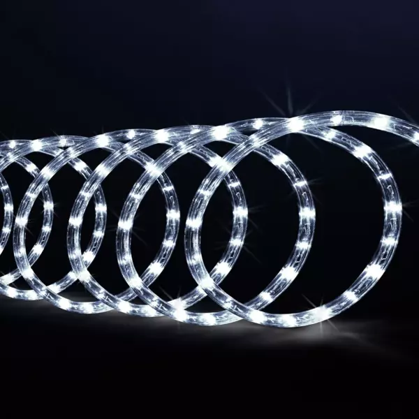Verlichte slang 6 m Koud wit 108 LED
