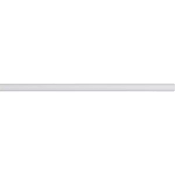 Tringle rideau m�tal (L200 cm / D28 mm) Lino Blanc mat