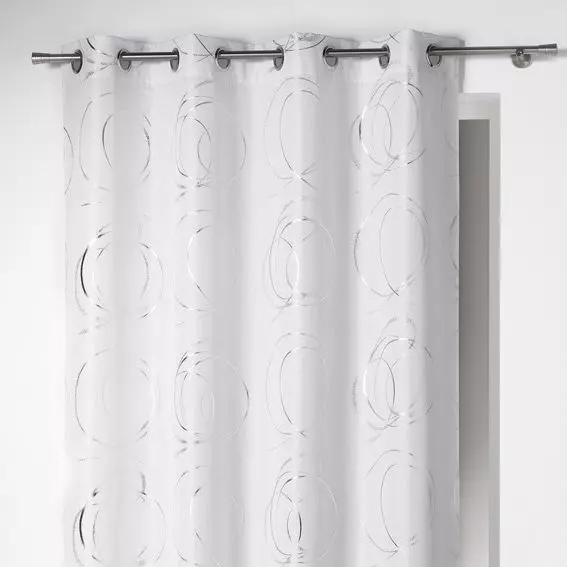 Rideau oeillets (140 x H260 cm) Bully Blanc