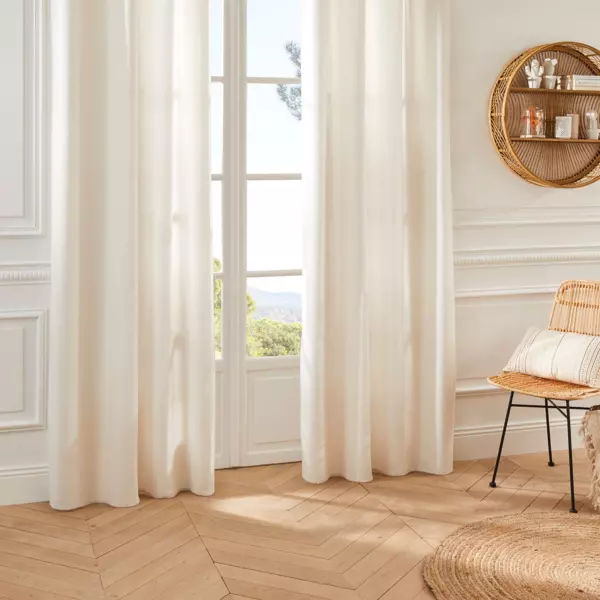 tenda a ricciolo (140 x 260 cm) Jaiko bianco