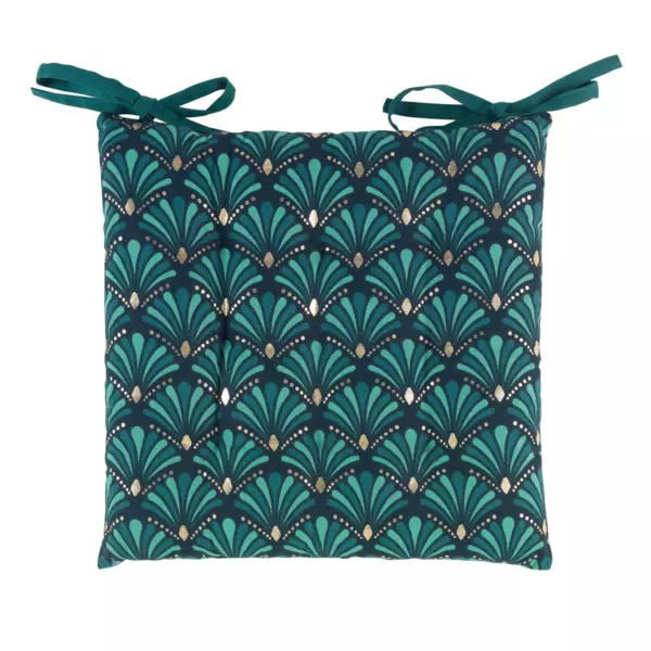 Firkantet stolestykke (40 x 40 cm) Artchic Petroleumsbl�