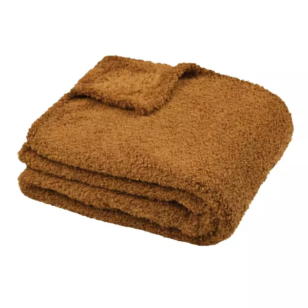 Fleece Plaid (220 cm) Montreal Camel