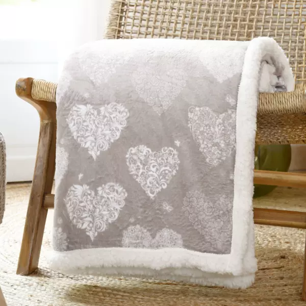 Plaid morbido (160 cm) Adela�de Beige