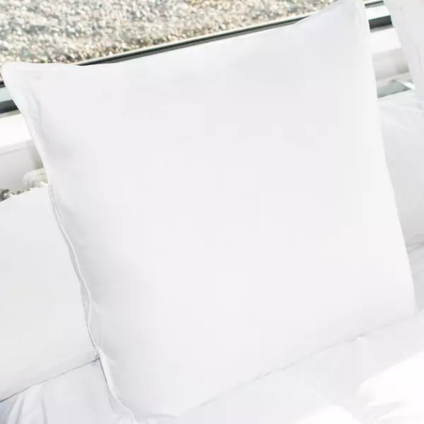 Quadratisches Kopfkissen (60 cm) Memory Foam Wei�