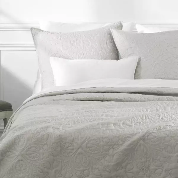Bedsprei en kussenslopen (240 x 260 cm) Arabesque Linnenkleur