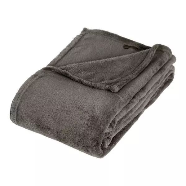 Plaid doux (150 cm) Tendresse Gris