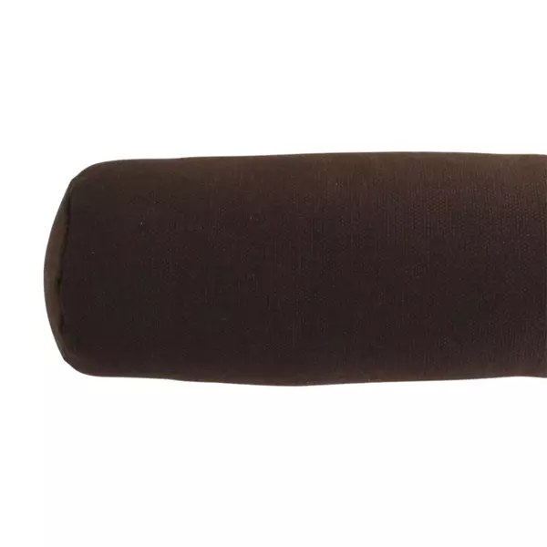 Coussin bas de porte polycoton (L80 x 7,5 cm) Aimanté Chocolat