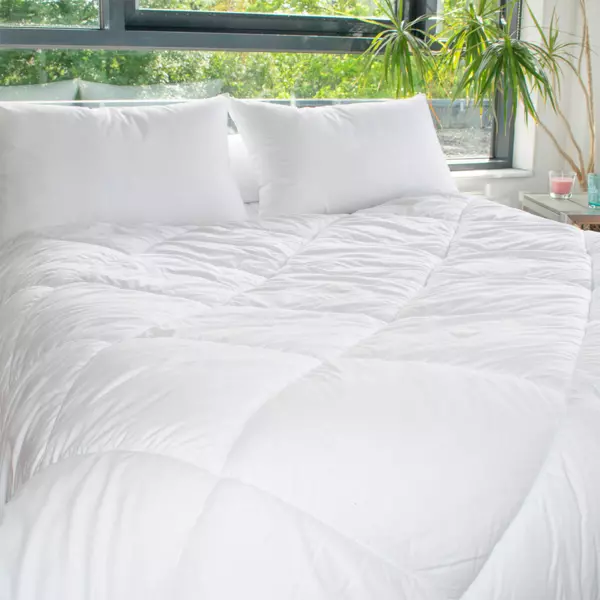 Mikrofaser Bettdecke (200 cm) 95�C Waschbar Wei�