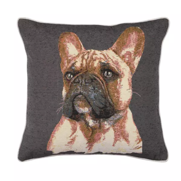 Coussin carr� (40 cm) Choupy Gris ardoise