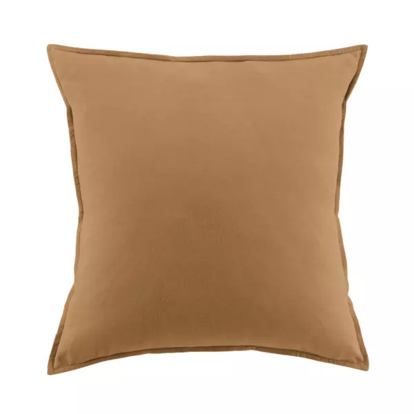 Federa quadrata flanella di cotone (63 x 63 cm) Th�a Camel