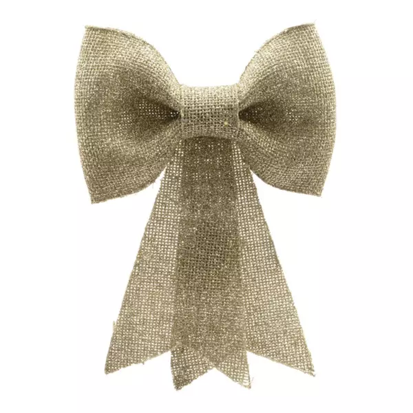 N�ud paillet� (H14 cm) Royal Or